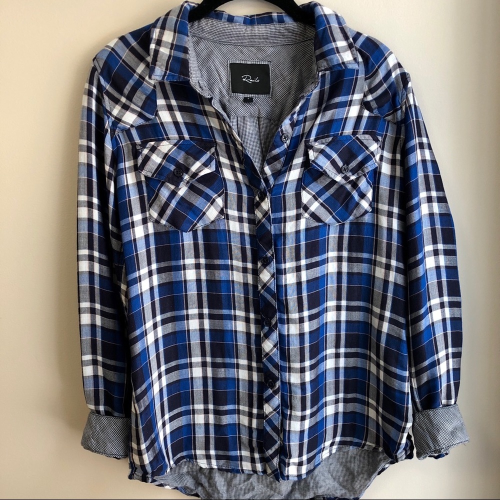 NEW WITH TAGS Plaid Pocket Shirt